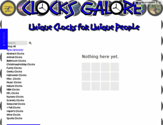 clocksgalore.storenvy.com screenshot