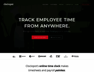 clockspot.com screenshot