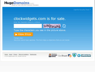 clockwidgets.com screenshot
