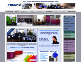 cloisons-bureaux.fr screenshot
