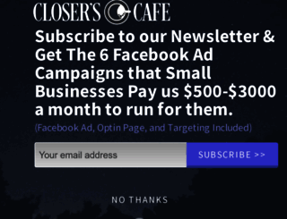 closerscafe.com screenshot