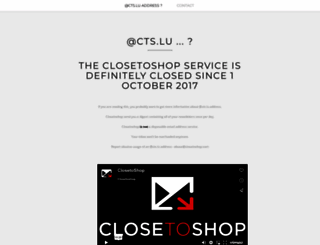 closetoshop.com screenshot