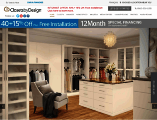 closetsbydesign.com screenshot