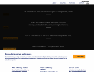 closingmarket.com screenshot