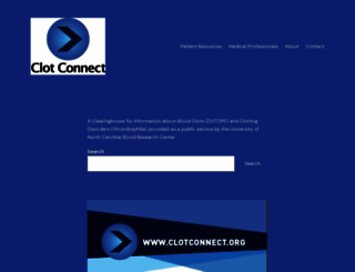 clotconnect.org screenshot