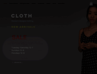 clothclothing.com screenshot