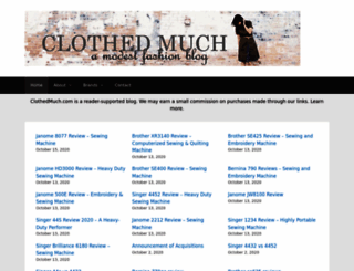 clothedmuch.com screenshot