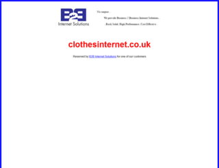 clothesinternet.co.uk screenshot