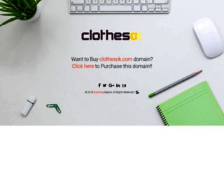 clothesok.com screenshot