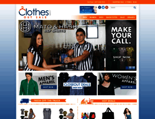 clothesoutsale.com screenshot