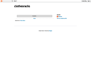 clothesracks.blogspot.com screenshot