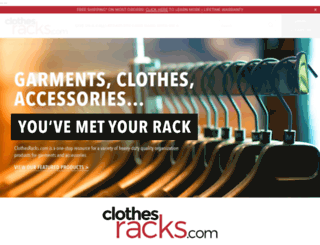 clothesracks.com screenshot