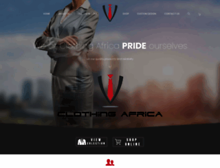 clothingafrica.com screenshot