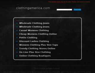 clothingamerica.com screenshot