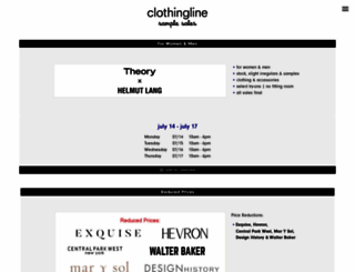 clothingline.com screenshot