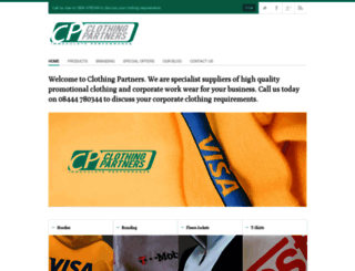 clothingpartners.co.uk screenshot