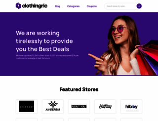clothingric.com screenshot
