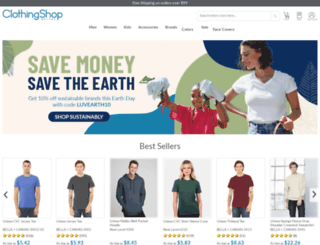 clothingshoponline.com screenshot