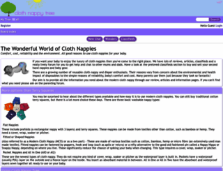 clothnappytree.com screenshot