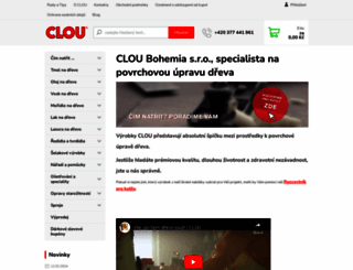 clou.cz screenshot