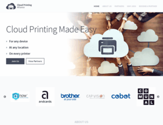 cloud-printing-alliance.com screenshot