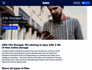 cloud.gmx.com screenshot