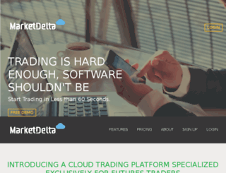 cloud.marketdelta.com screenshot