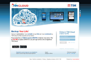cloud.tim.it screenshot