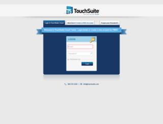 cloud.touchsuite.com screenshot