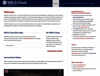 cloud.wels.net screenshot
