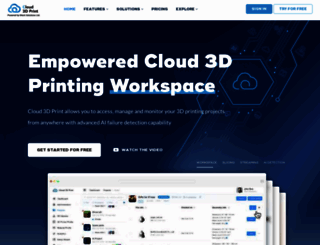cloud3dprint.com screenshot