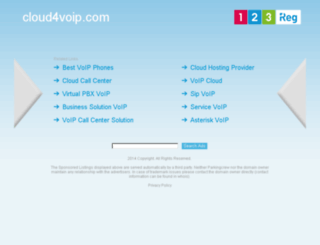 cloud4voip.com screenshot