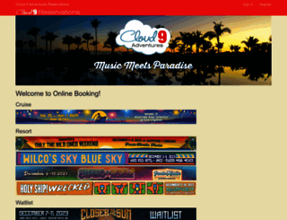 cloud9reservations.com screenshot