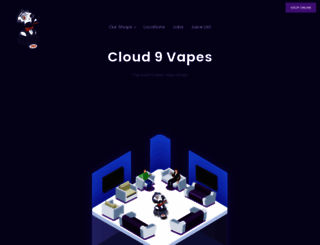 cloud9vapesllc.com screenshot