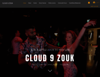 cloud9zouk.com.au screenshot