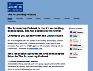 cloudaccountingpodcast.com screenshot