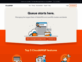 cloudamqp.com screenshot