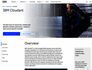 cloudant.com screenshot