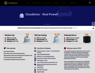 cloudarion.com screenshot