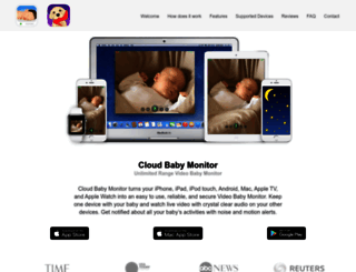 cloudbabymonitor.com screenshot