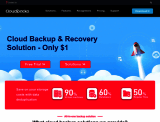 cloudbacko.com screenshot