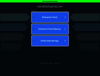 cloudbackuping.com screenshot