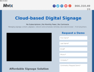 cloudbaseddigitalsignage.com screenshot