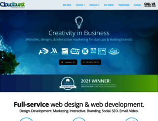 cloudburstdesign.com screenshot