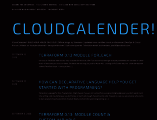 cloudcalender.wordpress.com screenshot