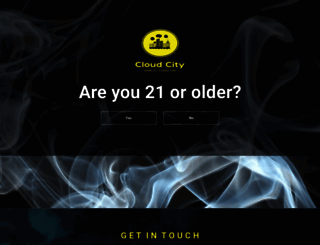 cloudcitysmokeshop.com screenshot