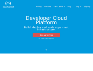 cloudcontrolapp.com screenshot