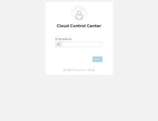 cloudcontrolcenter.cegid.com screenshot