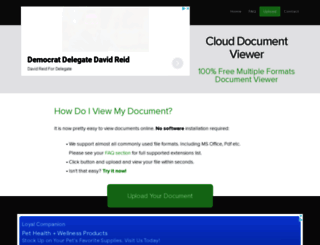 clouddocumentviewer.com screenshot