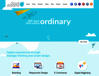 clouddreams.in screenshot